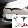 Car Front Grill Badge Auto Hood Trunk Emblem Sticker Auto Accessories For Model 3 Y S X 2017-2023 Roadster SpaceX Coil Mod