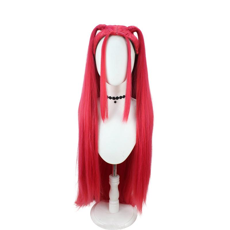 ANIMECC SKLADEM Huntrix Rumi Mira Zoey Cosplay Dětský Dospělý Kostým Paruka K-pop Lovci Démonů Černá Zlatá Halloween pro Ženy