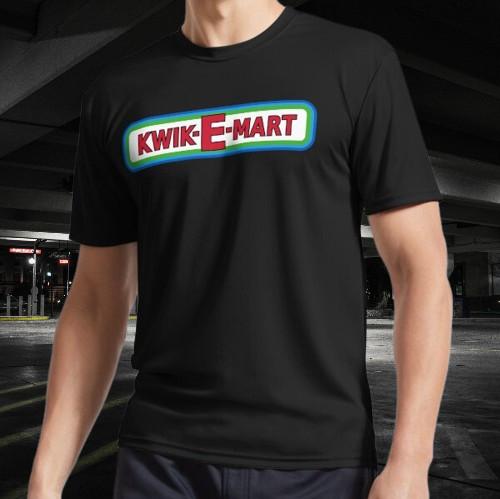 Kwik-E-Mart Logo Active T-Shirt Funny Size S to 5XL