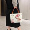 Canvas bag women's new canvas bag versatile casual hand bag bento bag work small bag