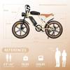 Electric Bike - JANSNO - X70M - 20 Inches - 750W Motor - Dual 48V Battery - 80km Range - Max Speed 45km/h