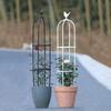 Vogelkopf U-förmige Pflanzenrankhilfe Blumenständer Weinberg Innen Außen Garten Sehr Rosen Clematis Kletterbalkon Hof Töpfe