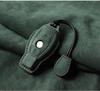Suede Faux Leather Car Key Case Cover Protective Benz C180 C200 C260 C300 W108 W168 CLA GLA GLB  Class Auto Keychain Styling BE1