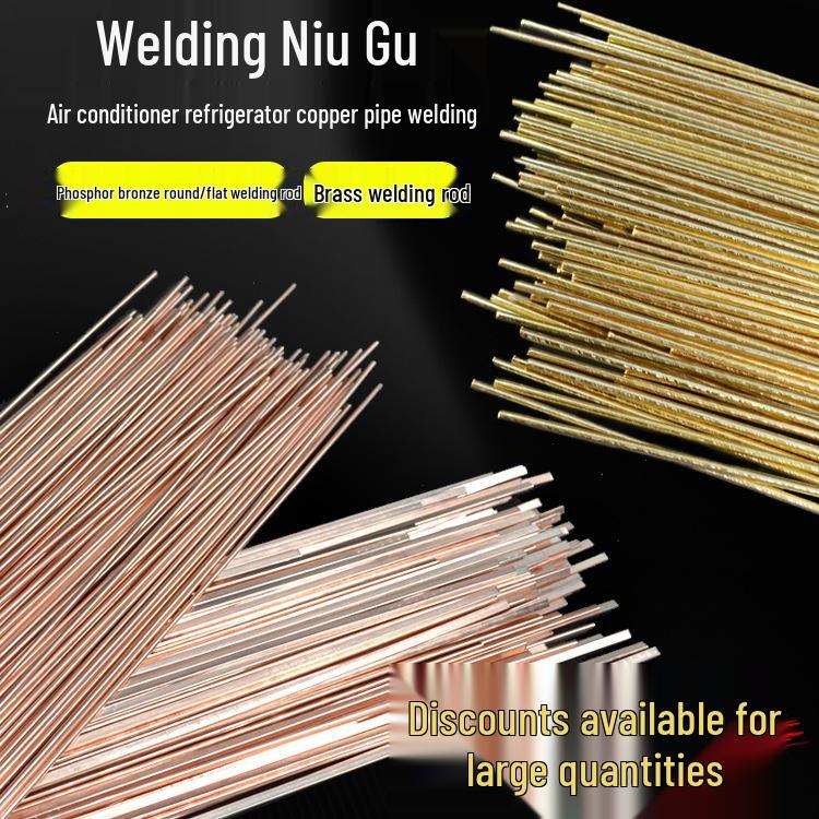 Pręty spawalnicze z miedzi fosforowej i srebra do rur miedzianych w chłodnictwie i klimatyzacji