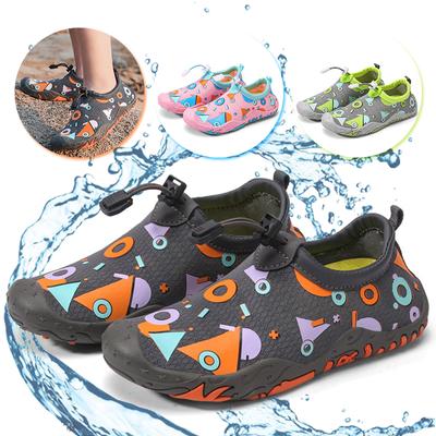 Barn Vattenskor Barn Aqua Skor Dränering Strand Sport Sandaler Snabbtorka Simma Barfota Vada Båtliv Dykning Surfing Sneakers