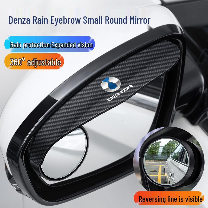 BYD D9 XN7 N8 Rearview Mirror Rain Shield & Integrated Small Round Reflective Cover
