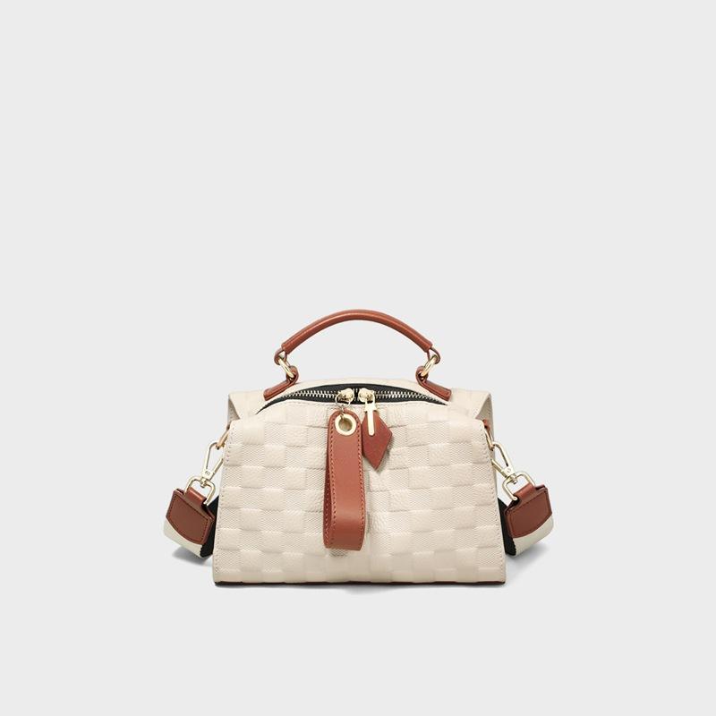 Women's Bag 2025 New Autumn/Winter Crossbody Small Bag Genuine Leather Women's Bag High-End Handbag Niche Design Pillow Bag
