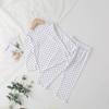 Girls' Polka Dot Summer Pajama Set - Light, Stylish Two-Piece for Home or Air-Conditioned Wear