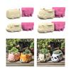 3D DIY Flower Pots Mold Silicone Concrete Mold Animal Car Shape Silicone Vase Molds for Crafting Concrete Candle Holders