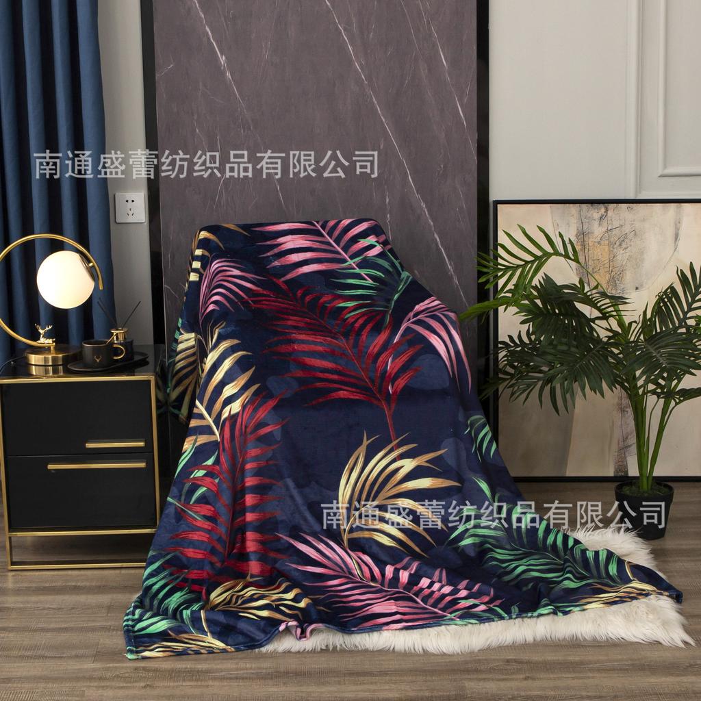 3D Digital Printing Flannel Blanket Sofa Blanket Blanket Single Layer Thickening
