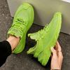 Men's Casual Sports Shoes with Woven Mesh, Breathable and Anti-slip Spring New Style of Youth Walking Loafers Training Shoes2025