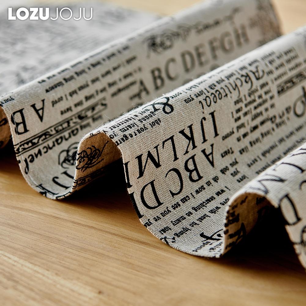 1 Stück Modischer Heißverkäufer Retro-Stil Baumwolle und Leinen Bequemer Tischläufer für Esstisch Dekorativ für Heimtisch LOZUJOJU