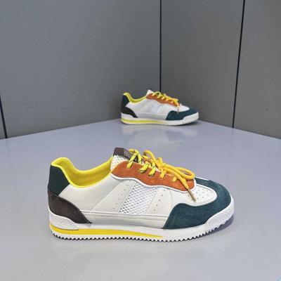 Shoes Men's Lightweight Soft Sole Mesh Forrest Gump Shoes Trendy Lace-up Low-top Shoes Versatile Casual Shoes