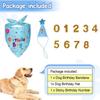 Adjustable Pet Birthday Caps Cute Dog Birthday Bib Dog Dress Up Dog Birthday Hat Set  for Dogs Cats