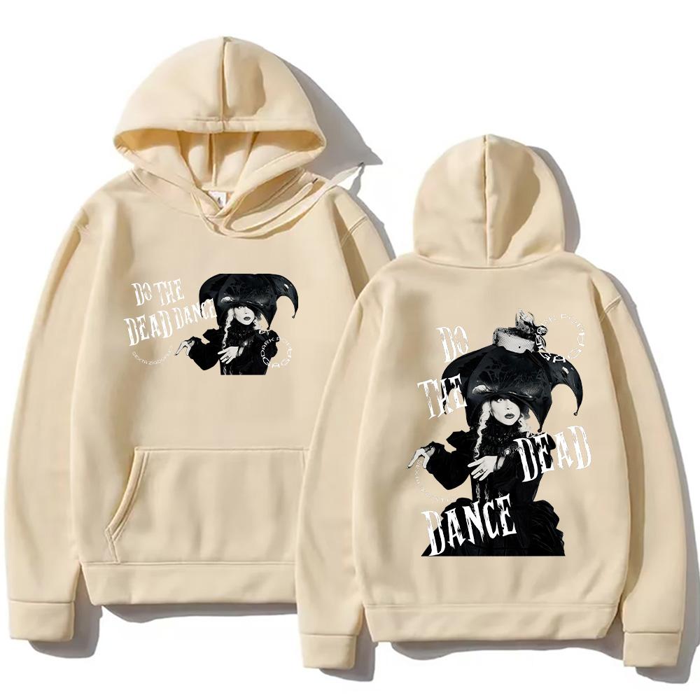 

Худи в готической эстетике Леди Гага, графические свитшоты Lady Gaga The Dead Dance, мужские и женские, свободные пуловеры в стиле хай-стрит, топы с длинным рукавом XS хаки