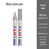 Stylo Peinture Imperméable à Séchage Rapide 2 mm pour Retouches sur Pneus - Résistant à la Décoloration Noir et Blanc
