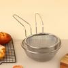 316 Stainless Steel Colander Flour Sieve Kitchen Lo Mein Strainer Deep Frying Basket Chafing Dish Versatile Cooking Utensil