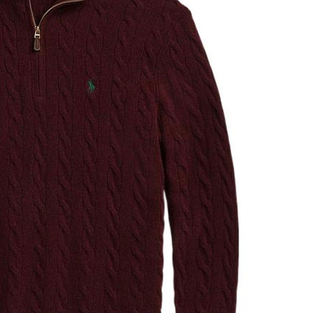 Polo Ralph Lauren FW22 Logo Embroidered Half High Neck Pullover Sweater Men Sweater MNPOSWE16821082-601