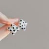 Irregular Polka Dot Earrings Sweet Square Earrings Korean Style Stud Earrings  For Women Gifts