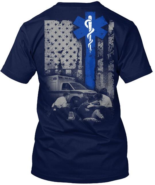 

Ems Emt Line Tshirt Made in the USA Size S to 5XL Unisex T-Shirt XXXL