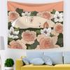 Home Decor Simple Ladies Tapestry With Flowers Cute Ladies Living Room Office Tapestry Tapestry Tapiz