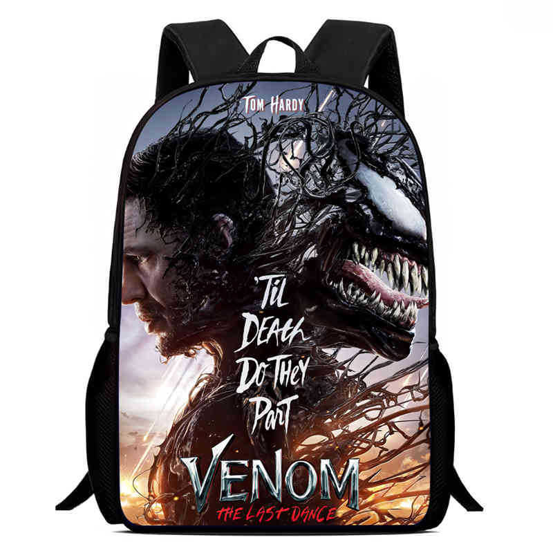 Venom 3 After a Dance Anime Backpack Student School Bag Computer Bag standard