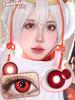 DOUBLEFISHPIG Colored Contact Lenses - Grass Green, Orange, Purple, Rose Red, Blue, Cyan & Gold - Official Authentic Cosplay Lenses