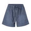 Plus Size Women's Casual Loose Shorts Pants with Elastic Waist Drawstring and Pockets