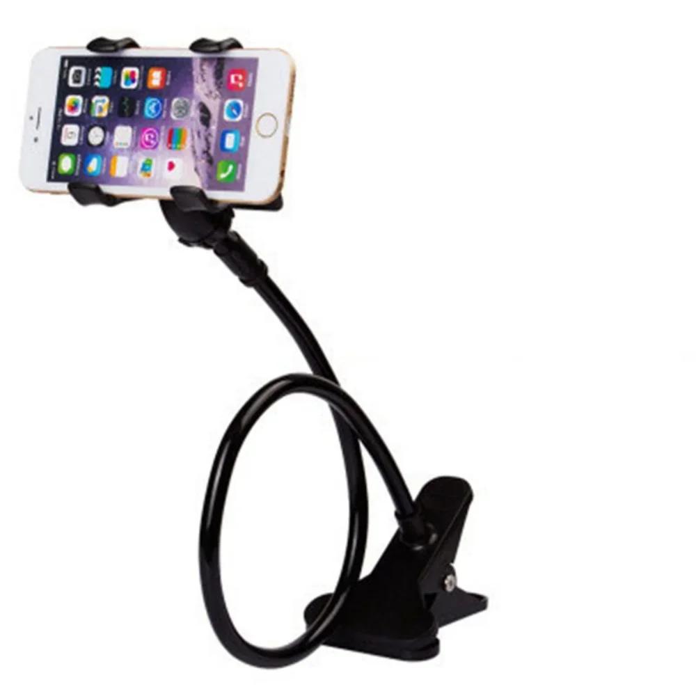 Universal Adjustable Gooseneck Phone Holder - Long Arm Bedside/Desk Clamp for Hands-Free Viewing,Compatible with All Smartphones