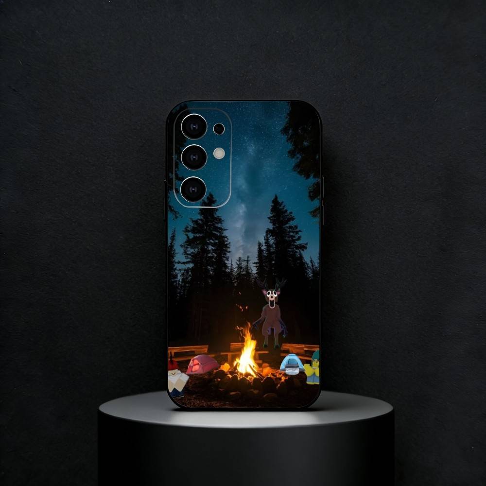 99 N-Nights In the Forest Phone Case For Samsung S25,S24,S23,S22,S21,S20,Plus,Fe,Lite,Others Black Cover