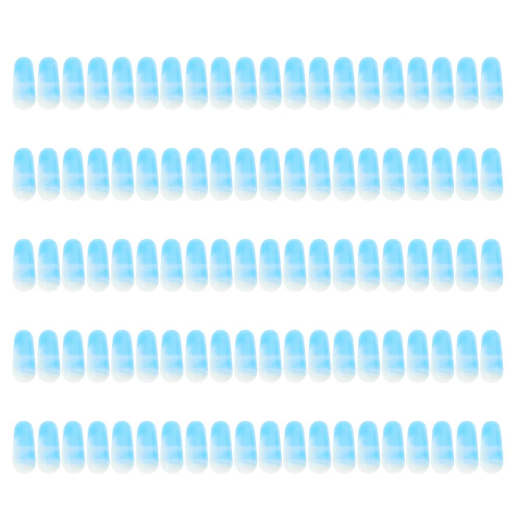 100Pcs Rubber Fishing Bobber Stoppers Oval Float Stopper Connector Space Beans Slide Fishing Line Accessories Tackles