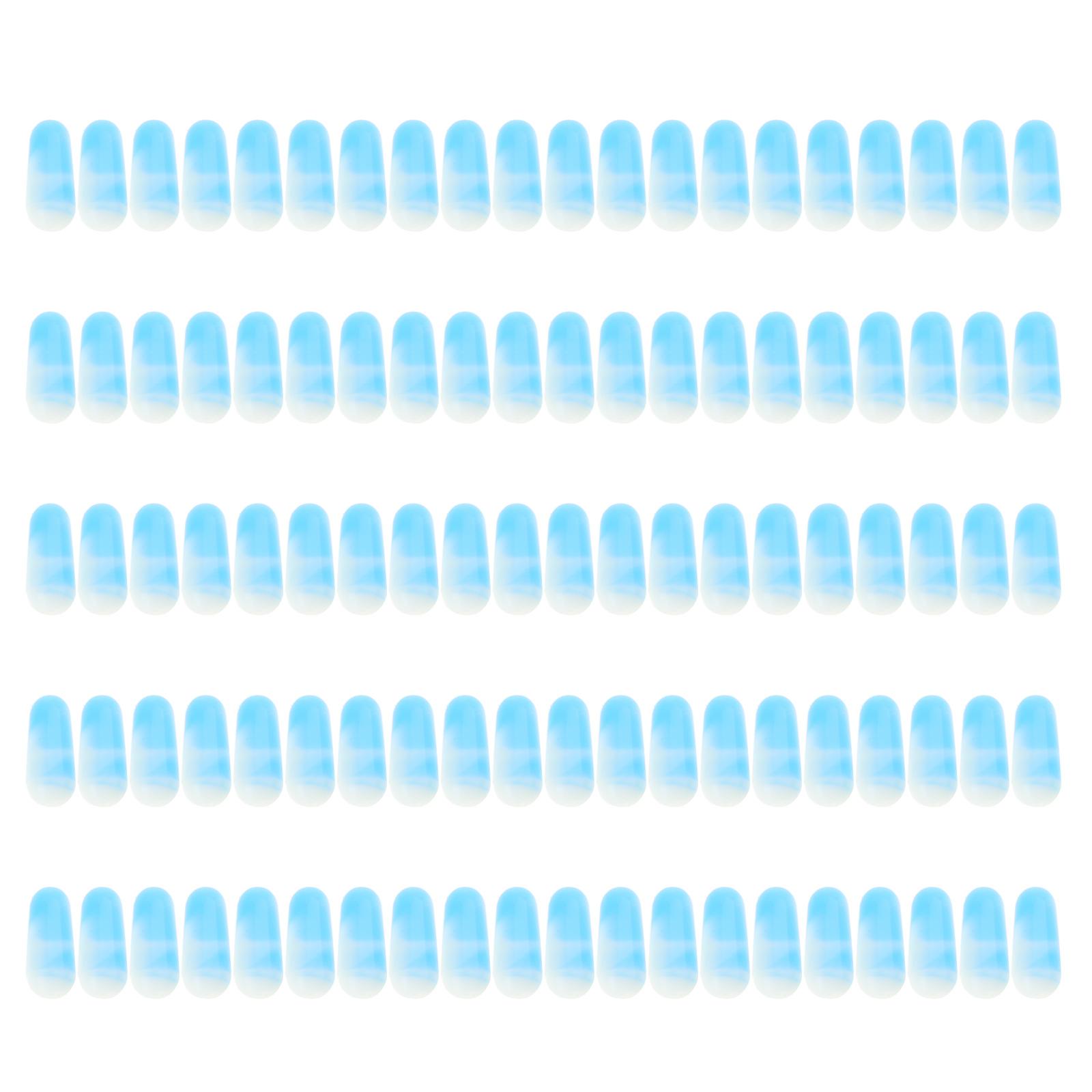 

100Pcs Rubber Fishing Bobber Stoppers Oval Float Stopper Connector Space Beans Slide Fishing Line Accessories Tackles 9MM