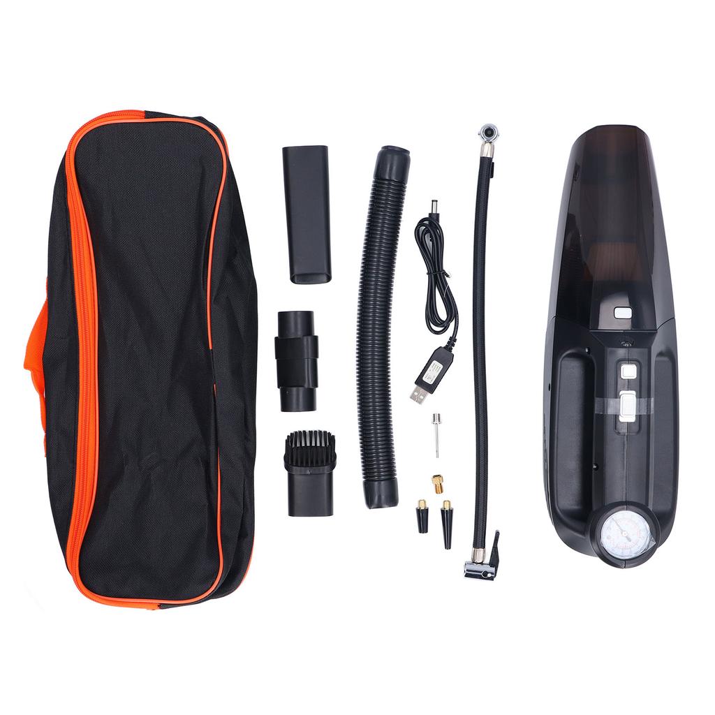 Car Vacuum Cleaner and Tire Inflator Multi Functional 500ml Handheld Portable Vacuum with Pressure