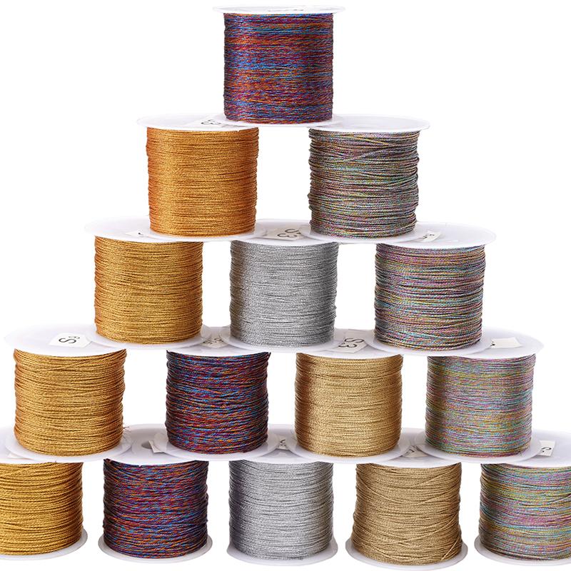 15m/roll-100m/roll 0.2mm-1mm Thick Cotton Woven Rope DIY Home Life Handmade Hobby Bracelet Jewelry Accessories