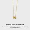 European & American Emerald Zircon Pendant Necklace - Retro, Simple, Fashionable Clavicle & Sweater Chain for Women