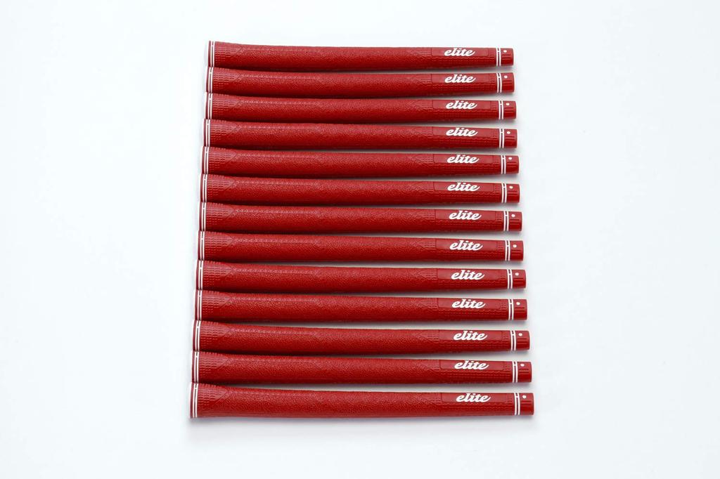elitegrips Golf Grips CX46 set Classic Red with back line 13-piece
