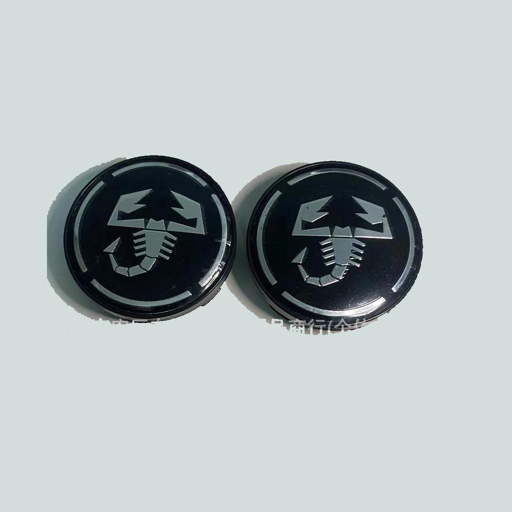4PCS 60mm Car Wheel Hub Cover Emblem Sticker Accessory For Fiat Abarth 500 Tipo FR Panda Argo Freemont Viaggio Bravo Punto Doblo