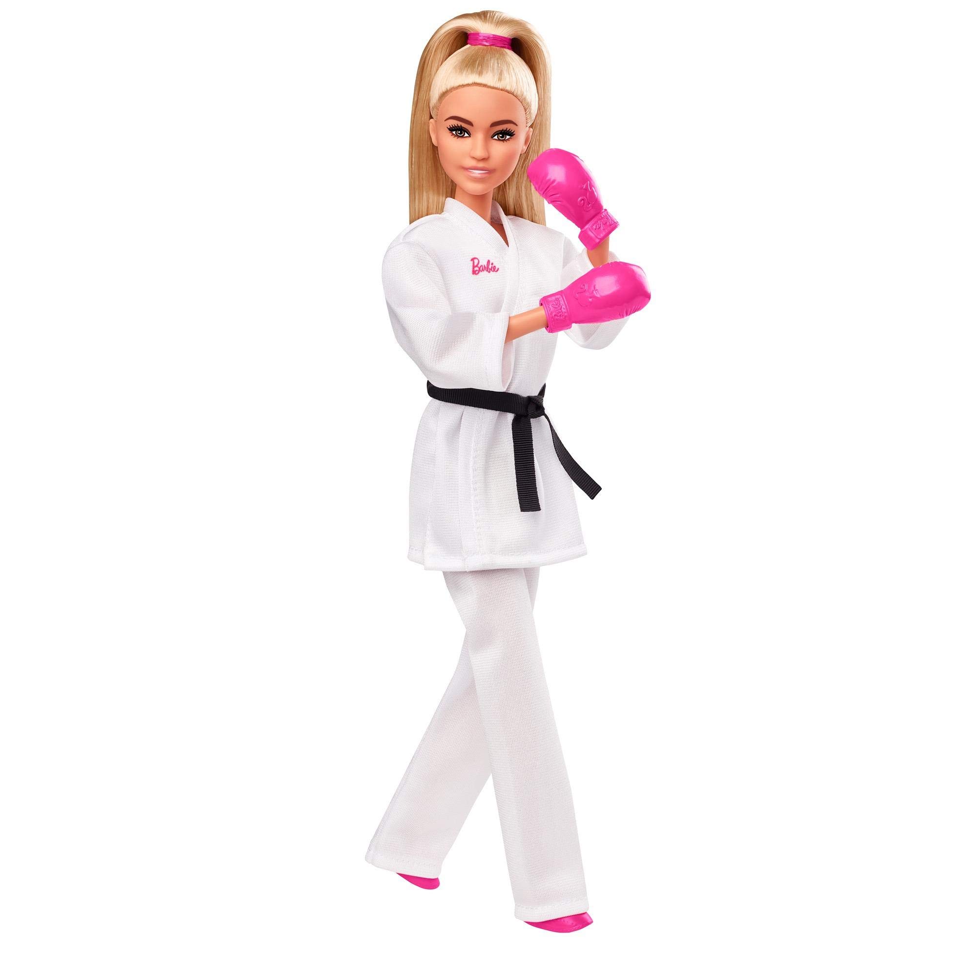 Barbie Tokyo Olympic Licensed Barbie Karate Athlete Tokyo 2020 Olympics and Accessory GJL74 [Dress-up Doll] [Doll Set] [Ages 3+]