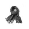 White Project VIRGIN WOOL 100 MUFFLER_GREY