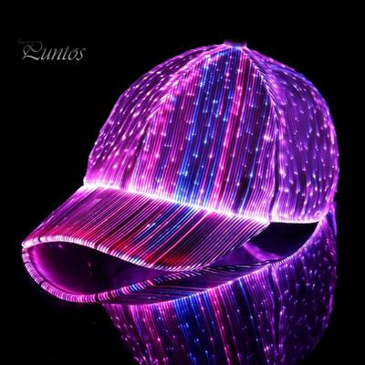 LED-Mütze, leuchtende Baseballkappe, Blitz-Glühmütze, wiederaufladbar über USB, Hip-Hop-Leuchtmütze, Halloween-Blinkmütze für Party, Disco, Bar