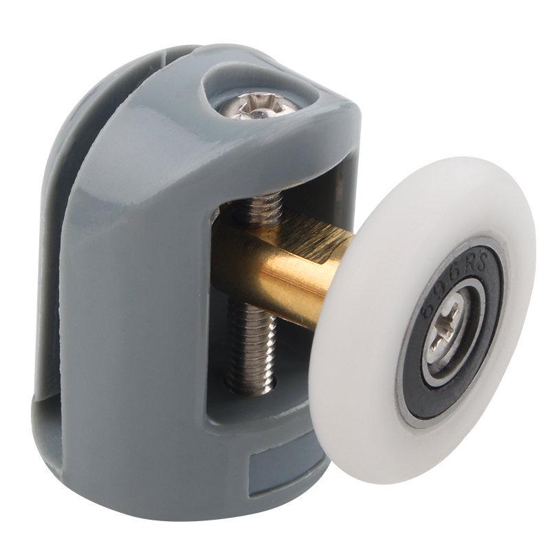Curved Shower Door Single Wheel Pulley for Old-Style Glass Sliding Track