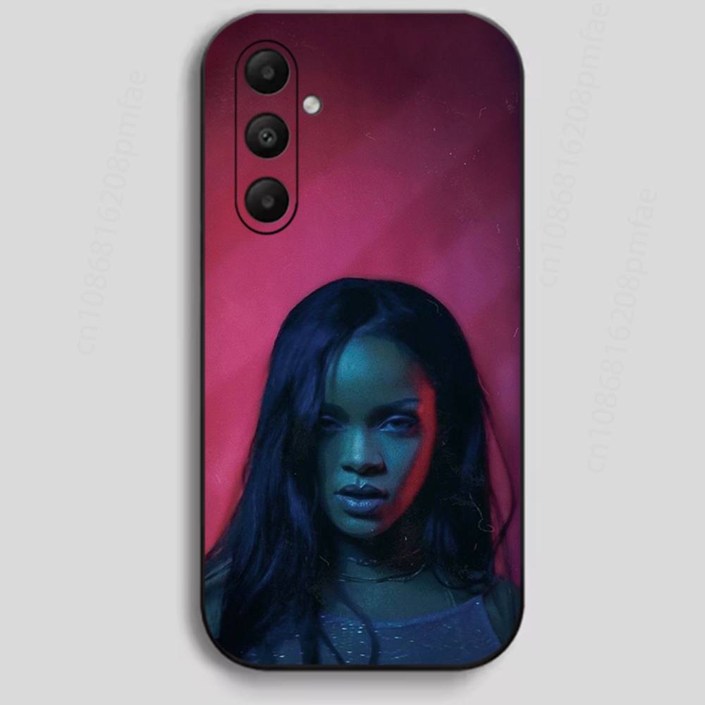 

BADgalriri R-Robyn R-Rihanna Fenty Phone Case For Samsung Galaxy A13,21s,22,31,32,40,52,71,A91 Soft Black Shell Samsung A31