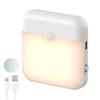 Runtowo Motion Sensor Led Light USB Charging Square Lamp Bedroom Kitchen Stair Hallway Wardrobe Cupboard Lighting Cabinet Light