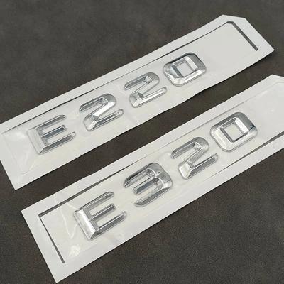 3D stříbrná chromová nálepka s odznakem na auto
