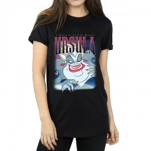 

The Little Mermaid Womens/Ladies Ursula Montage Cotton Boyfriend T-Shirt S