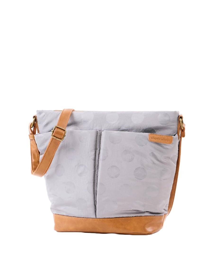 Сумка через плечо Legato Largo серии Dot, размер A5, водоотталкивающая, в форме мешка, легкая