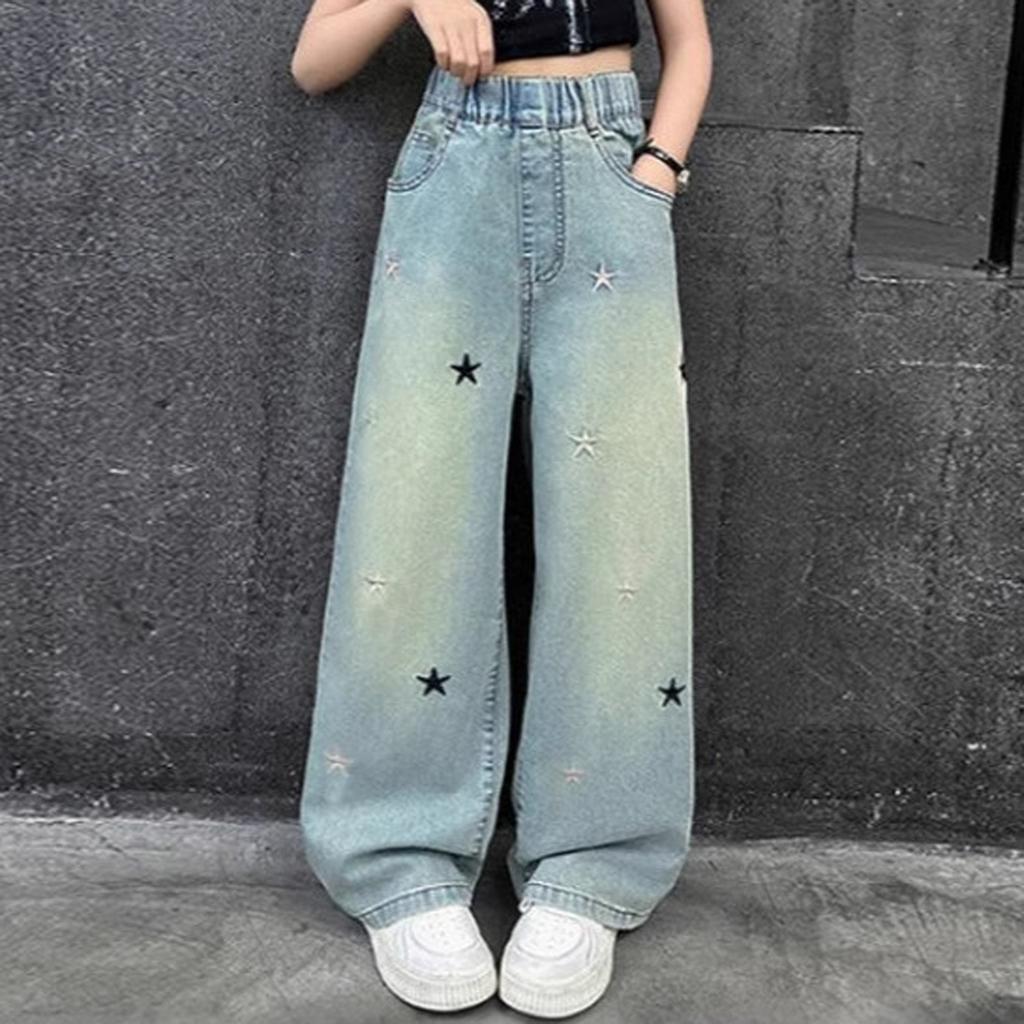 Pantaloni di Jeans Casual e alla Moda per Bambini