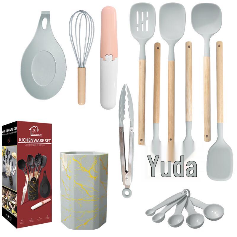 ZISIZ 12-teiliges Silikon-Kochutensilien-Set