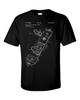 Snowboardbindung Patent T-Shirt Snowboarder Shirt