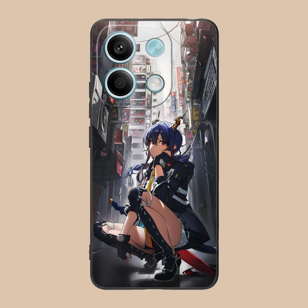 

Arknights Chen Matte TPU Mobile Phone Case for POCO F8 F7 F6 F5 F4 F3 F2 Pro GT C75 C71 C65 C61 C40 Pro Ultra Colorful Cover Poco C40